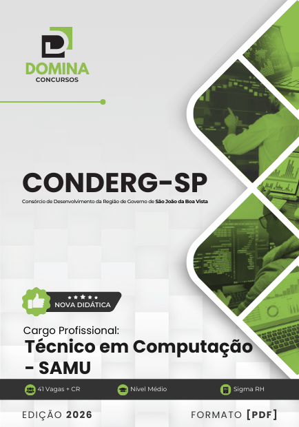 Apostila Técnico em Computação CONDERG SP 2026
