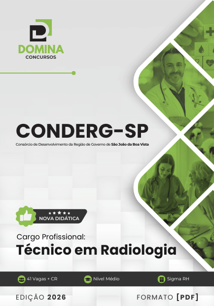 Apostila Técnico em Radiologia CONDERG SP 2026