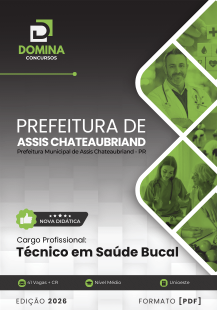 Apostila Técnico em Saúde Bucal Assis Chateaubriand PR 2026