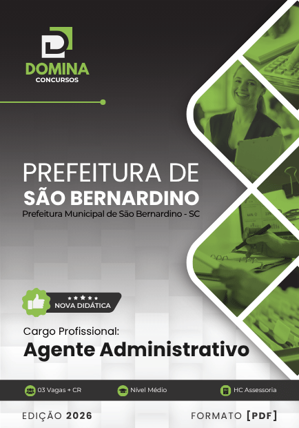 Apostila Agente Administrativo São Bernardino SC 2026