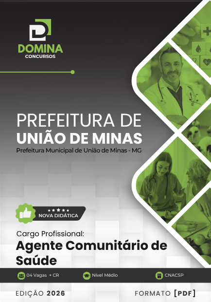Apostila Agente Comunitário de Saúde União de Minas MG 2026