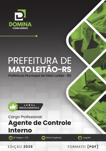 Apostila Agente de Controle Interno Mato Leitão RS 2026