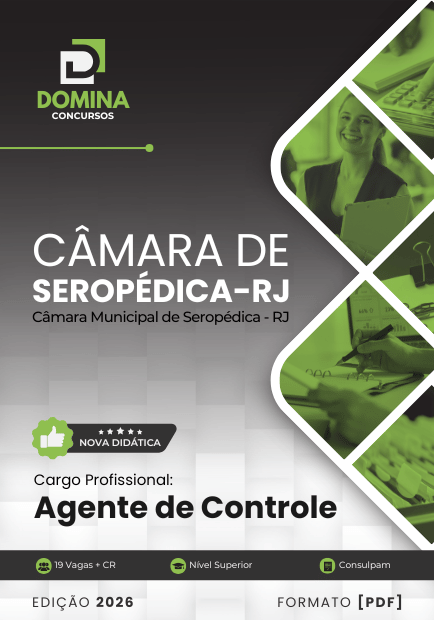 Apostila Agente de Controle Câmara Seropédica RJ 2026
