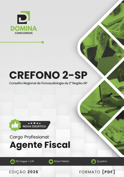 Apostila Agente Fiscal CREFONO 2 SP 2026