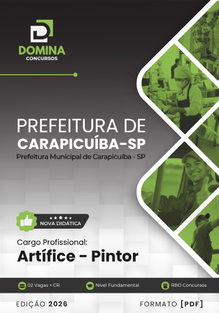 Apostila Pintor Carapicuíba SP 2026