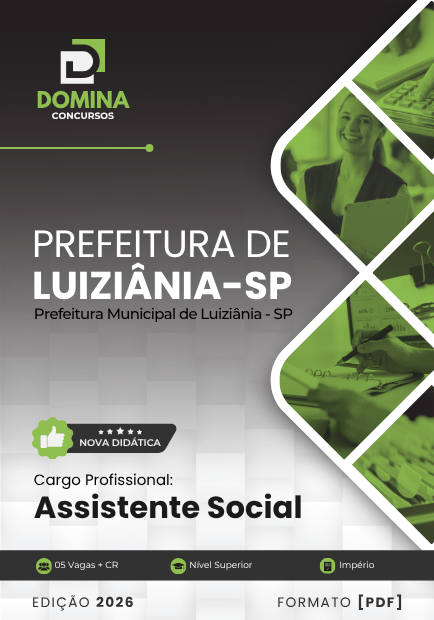 Apostila Assistente Social Luiziânia SP 2026