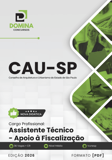Apostila Assistente Técnico Apoio à Fiscalização CAU SP 2026
