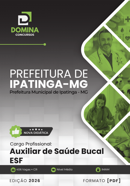 Apostila Auxiliar de Saúde Bucal ESF Ipatinga MG 2026