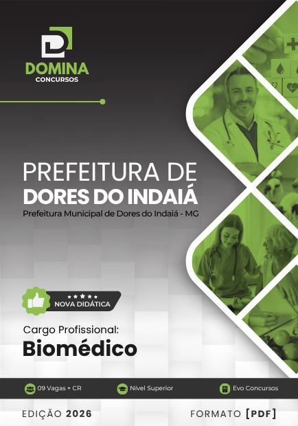 Apostila Biomédico Dores do Indaiá MG 2026