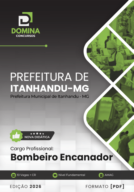 Apostila Bombeiro Encanador Itanhandu MG 2026