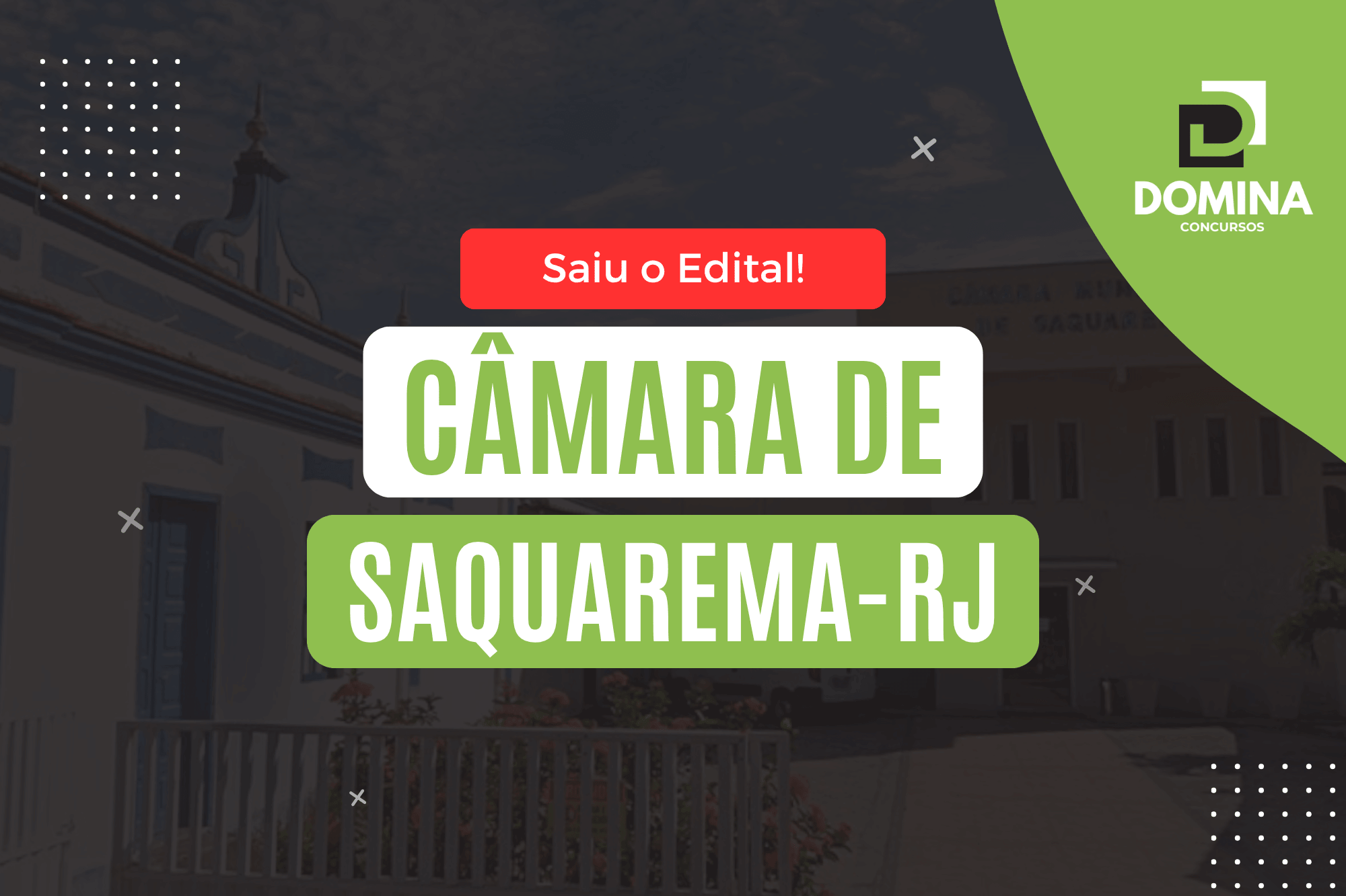Guia completo sobre o Concurso Câmara de Saquarema RJ 2026. Saiba o que estudar para os cargos de Assistente Administrativo, Procurador e mais. Comece sua preparação agora!