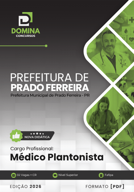 Apostila Médico Plantonista Prado Ferreira PR 2026