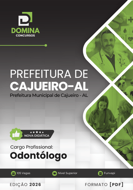 Apostila Odontólogo Cajueiro AL 2026