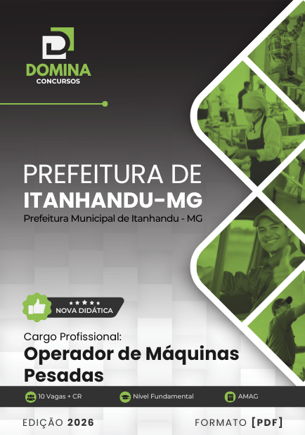 Apostila Operador de Máquinas Pesadas Itanhandu MG 2026