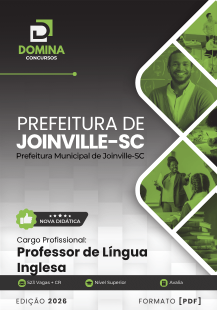 Apostila Professor de Inglês Joinville SC 2026