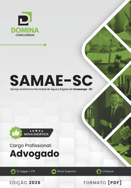 Apostila Advogado SAMAE Urussanga SC 2026