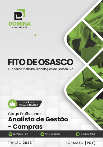 Apostila Analista de Gestão Compras FITO SP 2026