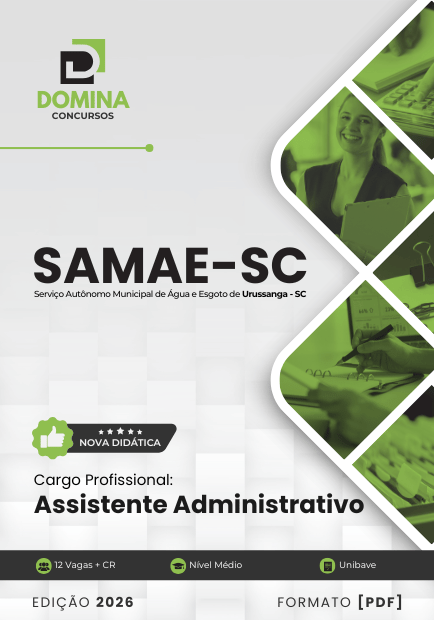 Apostila Assistente Administrativo SAMAE Urussanga SC 2026