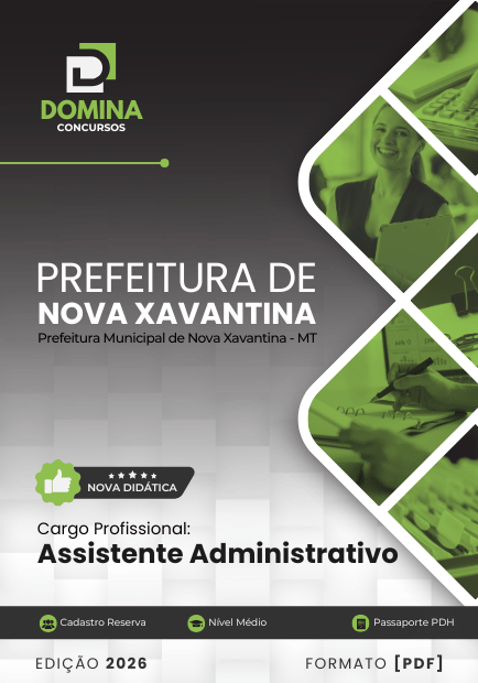 Apostila Assistente Administrativo Nova Xavantina MT 2026