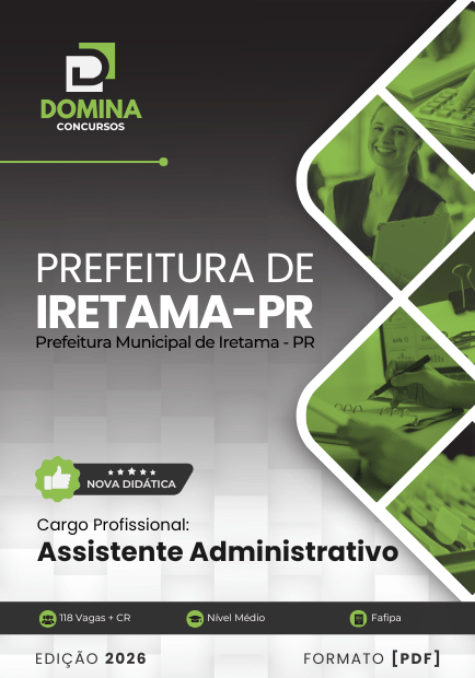 Apostila Assistente Administrativo Iretama PR 2026