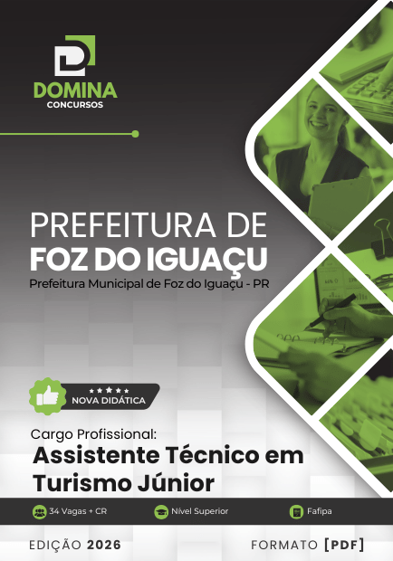 Apostila Assistente Técnico em Turismo Foz do Iguaçu PR 2026