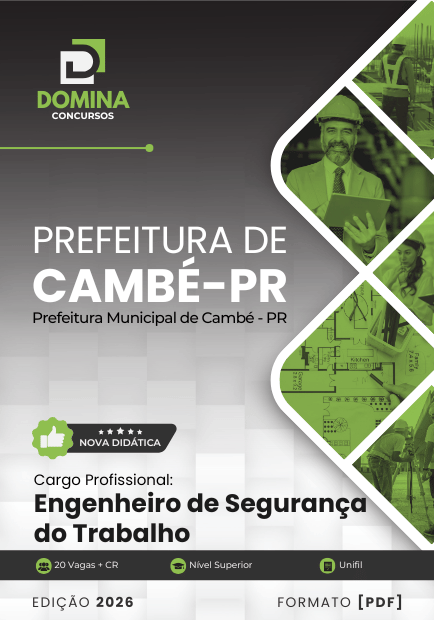 Apostila Engenheiro de Segurança do Trabalho Cambé PR 2026