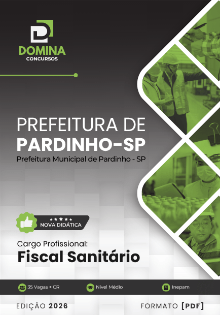 Apostila Fiscal Sanitário Pardinho SP 2026