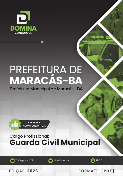 Apostila Guarda Civil Municipal Maracás BA 2026