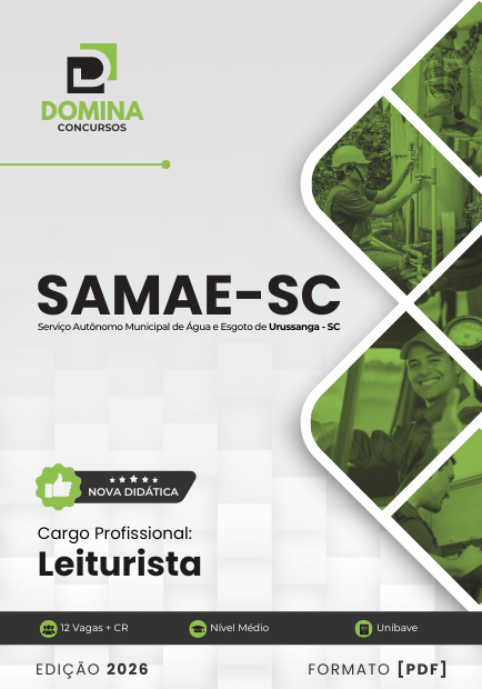 Apostila Leiturista SAMAE Urussanga SC 2026