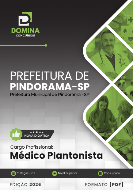 Apostila Médico Plantonista Pindorama SP 2026