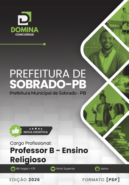 Apostila Professor de Religião Sobrado PB 2026