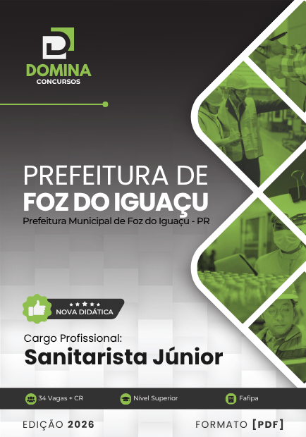 Apostila Sanitarista Foz do Iguaçu PR 2026