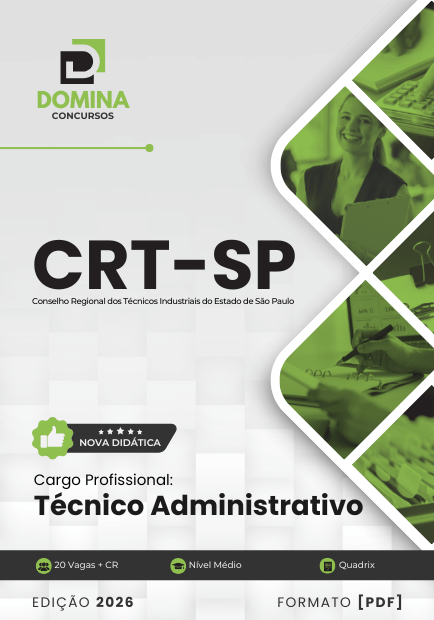 Apostila Técnico Administrativo CRT SP 2026