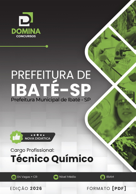 Apostila Técnico Químico Ibaté SP 2026