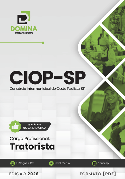 Apostila Tratorista CIOP SP 2026