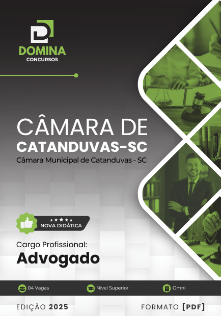 Apostila Advogado Câmara Catanduvas SC 2026