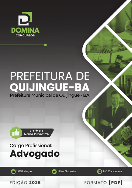 Apostila Advogado Quijingue BA 2026