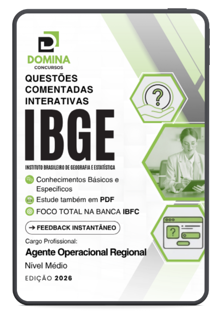 750 Questões Comentadas Agente Operacional Regional IBGE