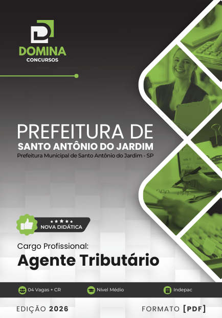 Apostila Agente Tributário Santo Antônio do Jardim SP 2026