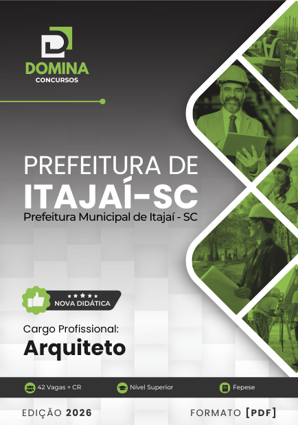 Apostila Arquiteto Itajaí SC 2026