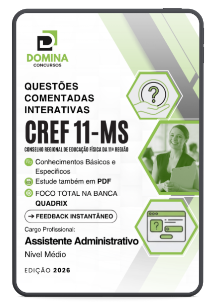 1000 Questões Comentadas Assistente Administrativo CREF 11 MS