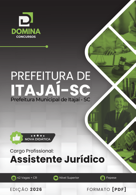 Apostila Assistente Jurídico Itajaí SC 2026