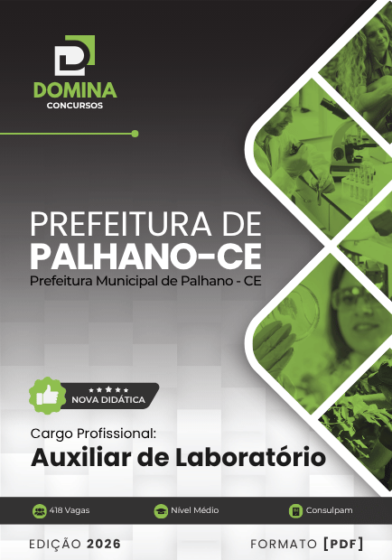 Apostila Auxiliar de Laboratório Palhano CE 2026