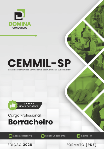 Apostila Borracheiro CEMMIL Mogi Guaçu SP 2026