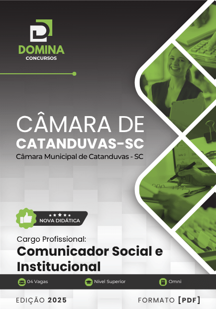 Apostila Comunicador Social e Institucional Câmara Catanduvas SC 2026