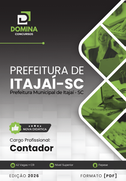 Apostila Contador Itajaí SC 2026