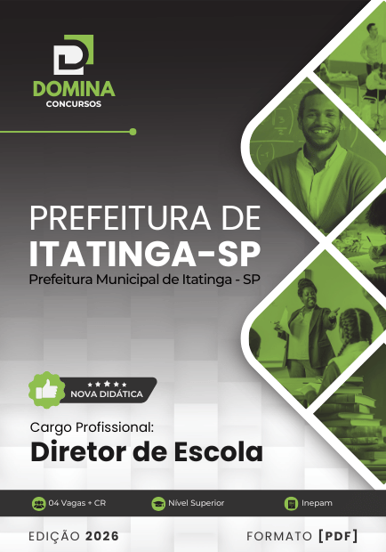 Apostila Diretor de Escola Itatinga SP 2026