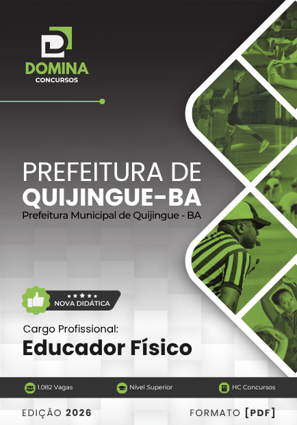 Apostila Educador Físico Quijingue BA 2026