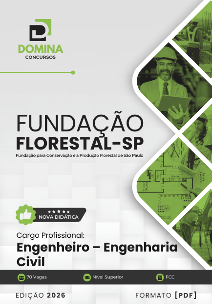 Apostila Engenheiro Civil Fundação Florestal SP 2026