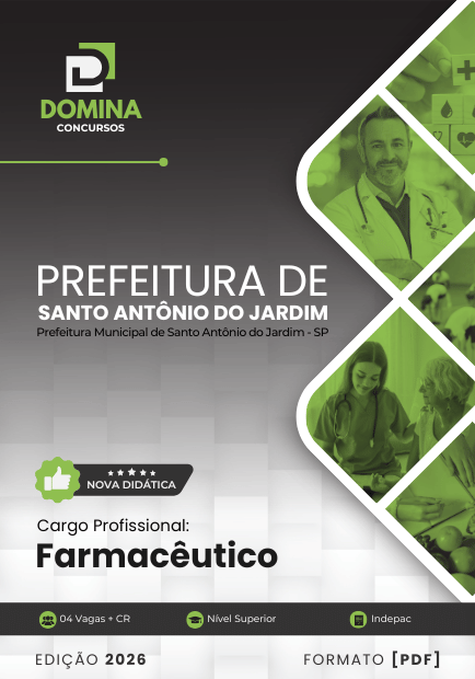 Apostila Farmacêutico Santo Antônio do Jardim SP 2026